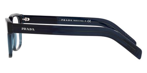 Prada PR 15WV Men's Eyeglasses Transparent Blue 53